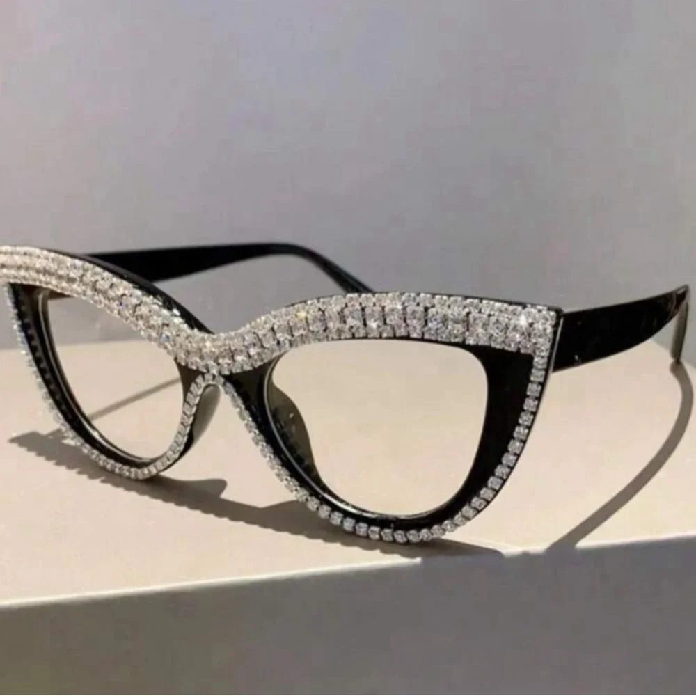 NEW!!!! Ladies Rhinestone Glasses by SHEIN - Picture 4 of 9